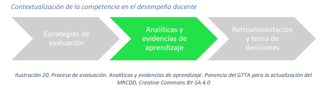 conextualización de la competencia analíticas y evidencias de aprendizaje