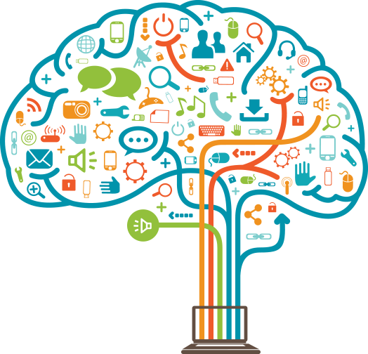 artefactos pequeños y conexiones con forma de árbol